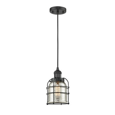 Luminaire suspendu en forme de cloche à 1 lumière Hannon