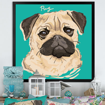 " Cartoon Pug "