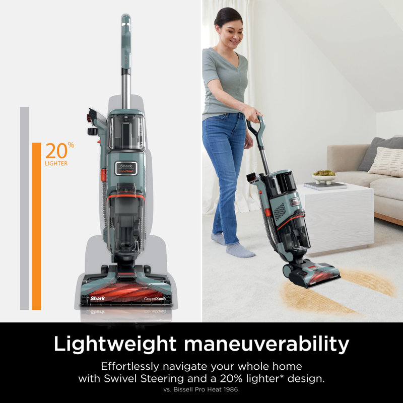 Shark Carpetxpert, Upright Carpet & Area Rug Cleaner For Pets, Deep Carpet Cleaning & Dirt & Grime Removal, Carpet Shampooer