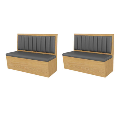 Cabine rembourrée en similicuir Nordic Modern