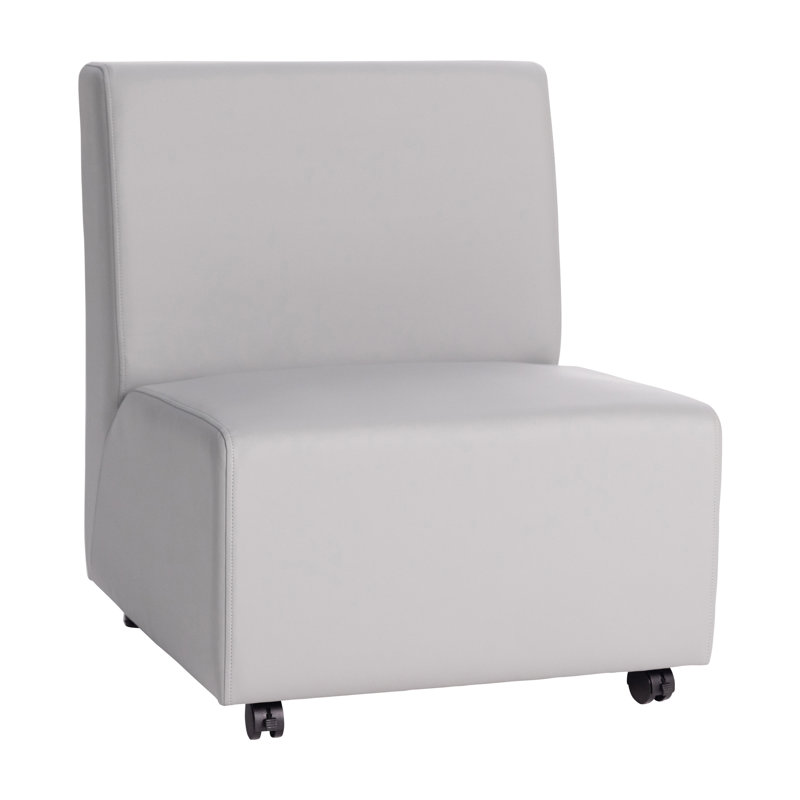 Fauteuil mobile rembourré Pro Series - noir, Gris