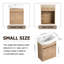 Soft Close Door 16 Inch Bathroom Vanity With Sink And Wall - Mounted Storage Rack Having Unique Structure, Modern Style Doors, Three Tier Rack, Ideal For Compact Bathrooms