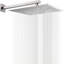 Pomme de douche carrée haute pression SH-12-Nickel-4 12 pouces avec bras de douche 15 pouces-105171345