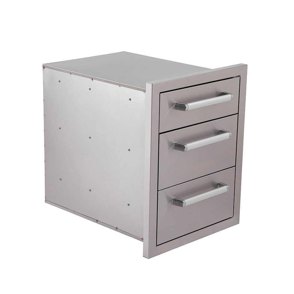 16.5'' Stainless Steel Grade 304 Stainless Steel Drop-In Drawers WHISTLER
