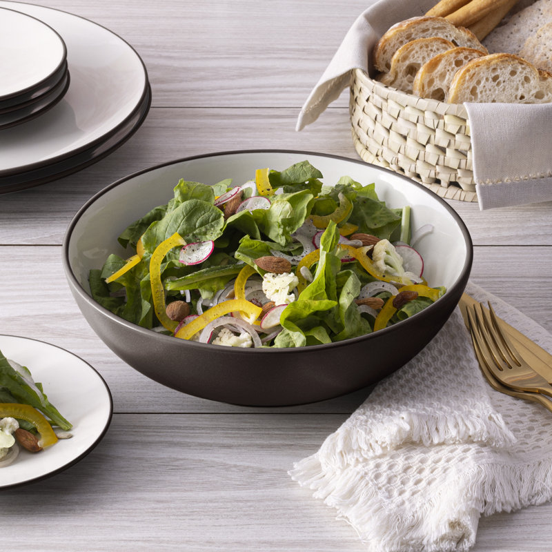 Noritake Colorwave Round Vegetable Bowl, 9-1/2", 64 Oz., Chocolate