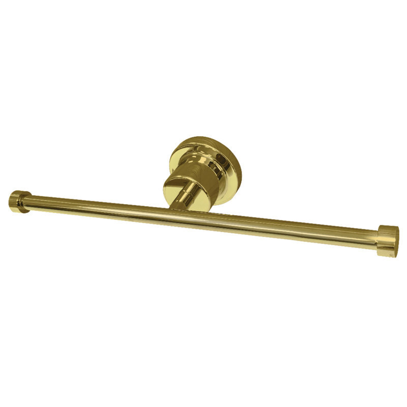 Kingston Brass Concord Double Roll Toilet Paper Holder, Polished Brass