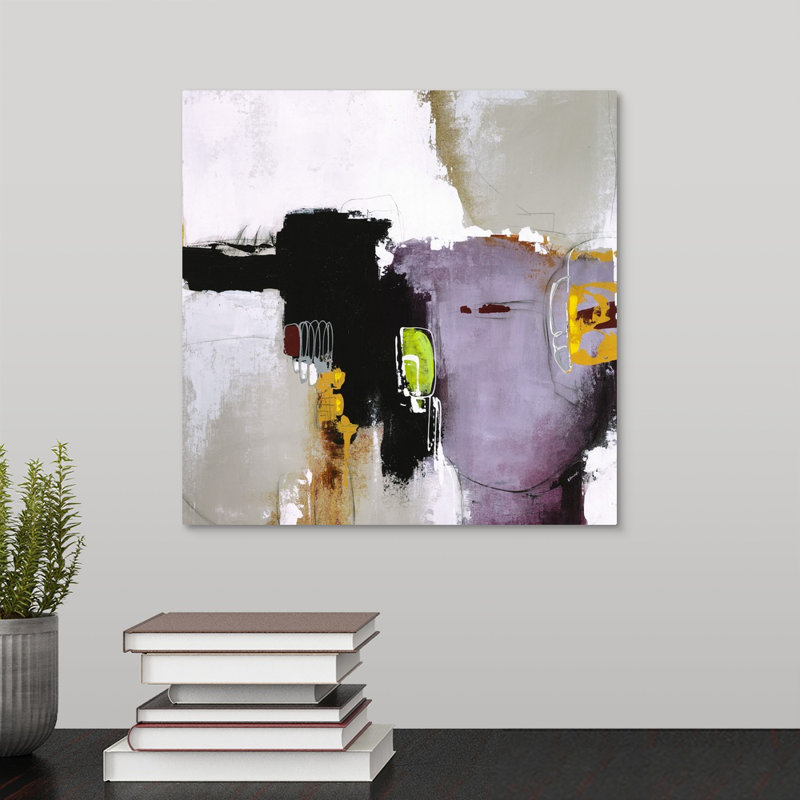 « ravi of trouble », peinture sur toile, Toile tendue, H 12 po x l 12 po x P 1,25 po