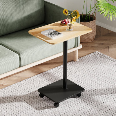 Tray Top Pedestal End Table