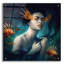 «Mermaid» par JoJoesArt, art mural en verre acrylique Lark Manor ™-1555975451