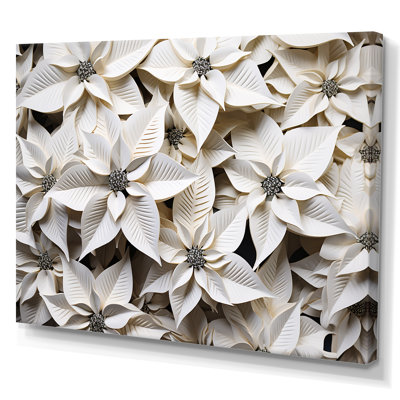 " White Poinsettia Serenade "