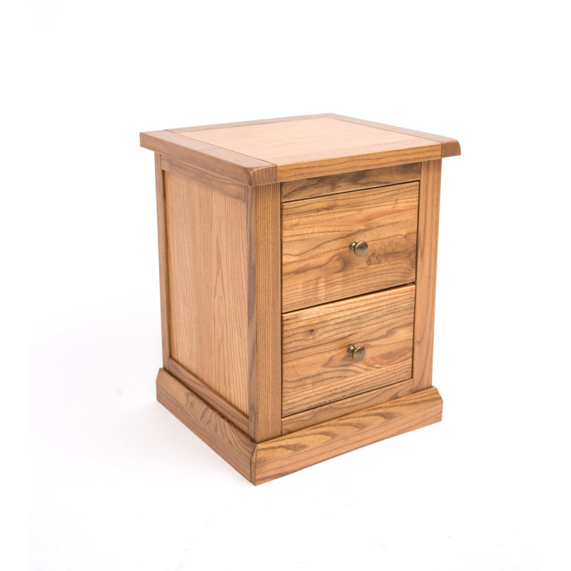 Ripon 45cm W Solid + Manufactured Wood Bedside Table