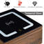 Halya Glass Top End Table