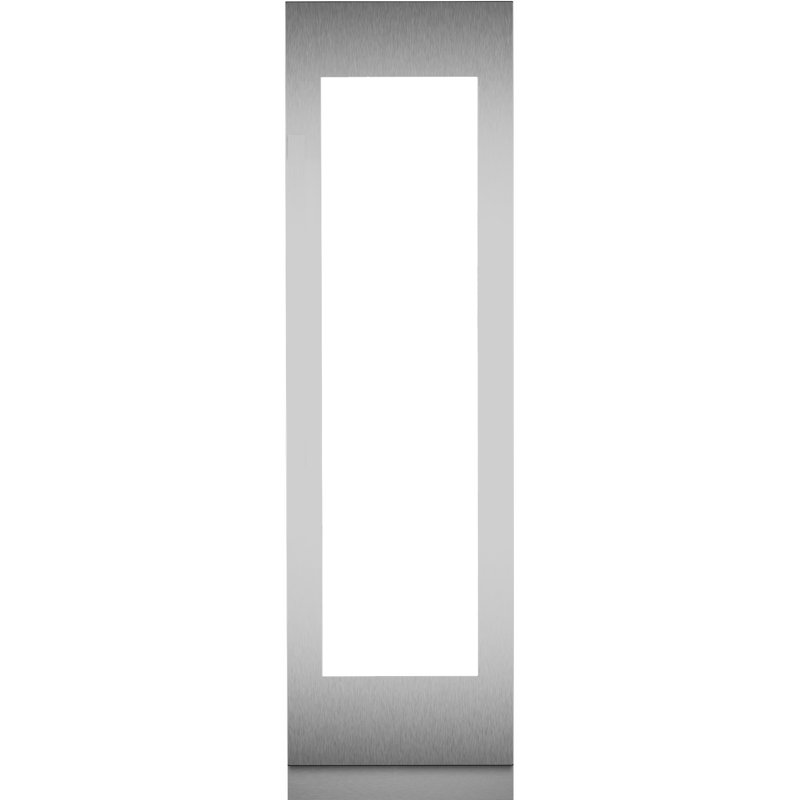 Monogram 24" W Integrated Wine Column Refrigerator, Right, Minimalist, 84" H Stainless Steel Panel