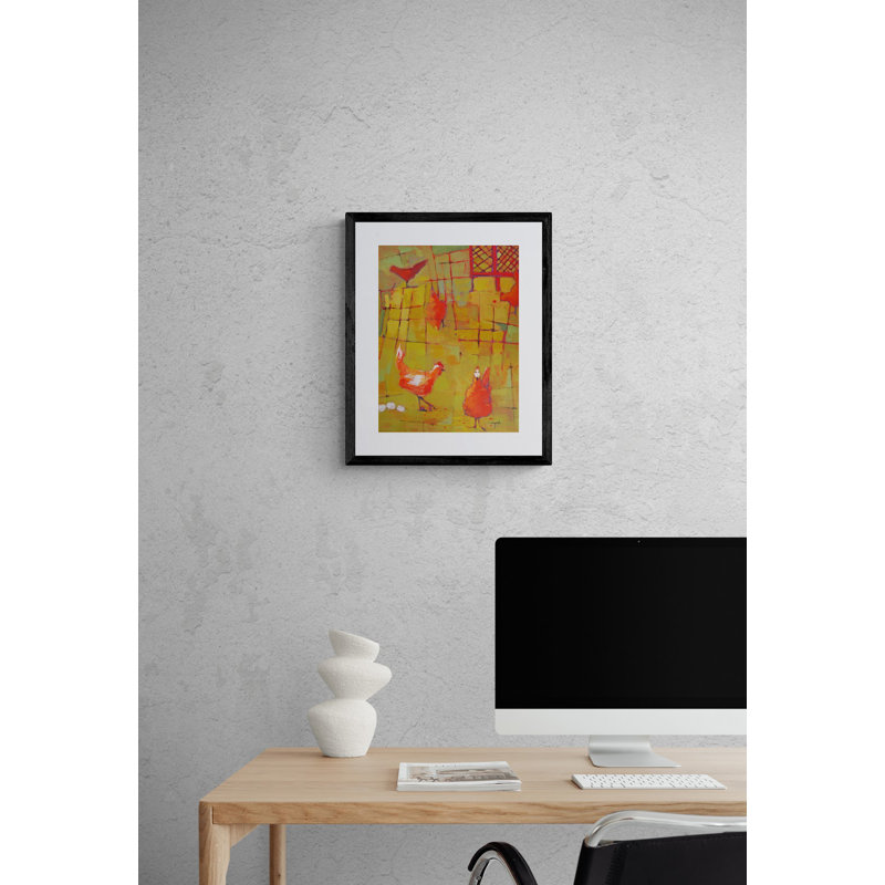 " The Coop " by Phyllis Adams, 32" H x 24" W