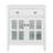 Bathroom Vanity with Sink, Adjustable Shelf and 2 glass Doors-740873970