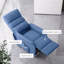 Fauteuil inclinable électrique avec télécommande, bleu-130372739