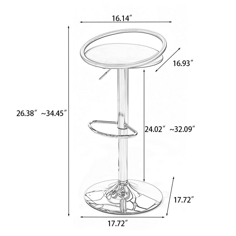Chaise d'appoint Coffee Back (ensemble de 2), Café