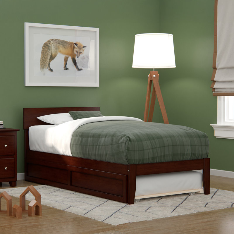 Farrah Kids Twin with Trundle, Walnut, Twin