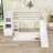 Twin Wood Loft Bed With Slide, Storage Stair & Laddder, Convertible Design-2124725487