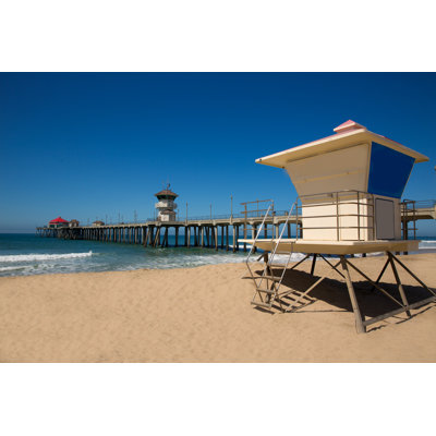 Huntington Beach Pier - Wrapped Canvas Print