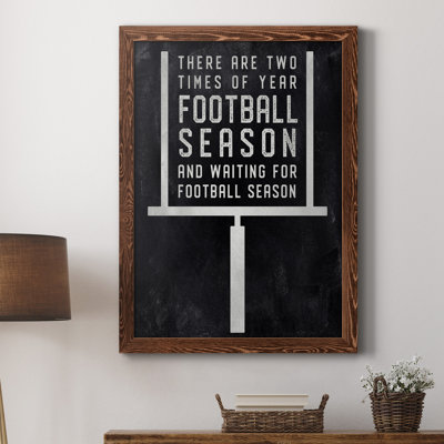 «Football Season», reproduction d'art sur toile encadrée