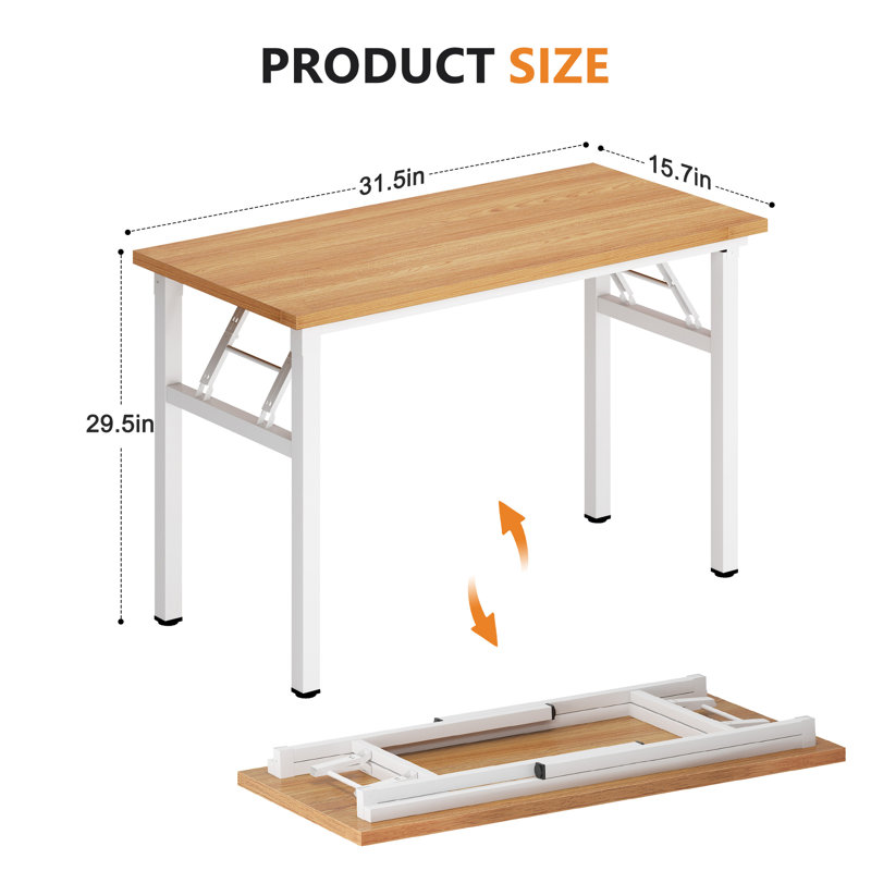 Katie Desk, Teak/White