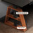 Black&Walnut Rectangular Solid Wood Standing desk-1429357266