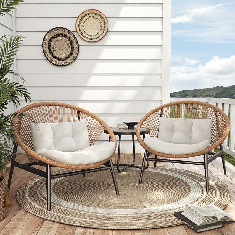 Outdoor Lounge Chair,Cushions Included