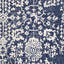 Tapis bleu marine / beige en laine touffeté à la main Bergmann-2005175385