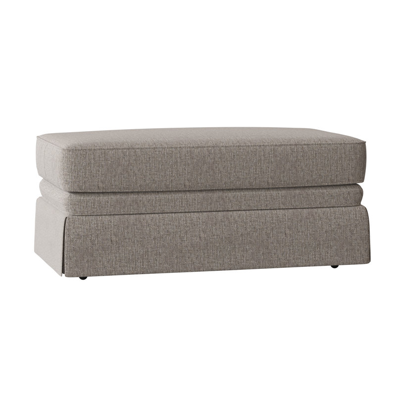 Repose-pieds rectangulaire 45 po Atterbury, Tissage natté brindille Drusky Sustain®