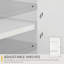 Garde-manger autoportant 71 po Alyxs