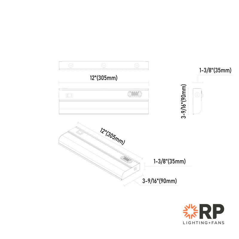 12" LED Undercabinet Light