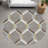 Machine Washable Indoor/Outdoor Bourkelands ACN2343 Lattice Rug-1241190513
