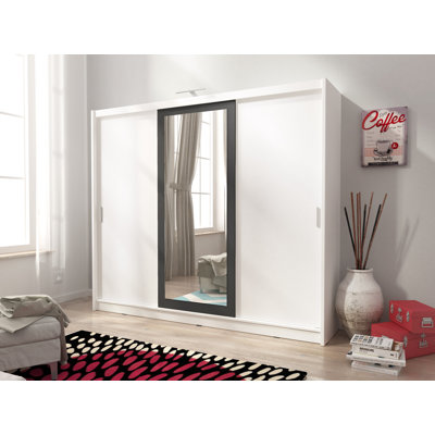 Feng 3 Door Manufactured Wood Wardrobe