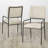Emmo 4 - Person Faux Marble Top Dining Set-1575030543