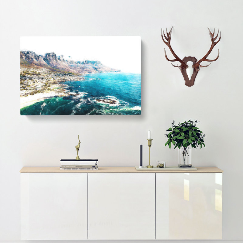 Cape Town In South Africa - Wrapped Canvas Painting, 60cm H x 91cm W x 3cm D