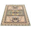 Tapis bleu sarcelle / beige Agenor-1024040944