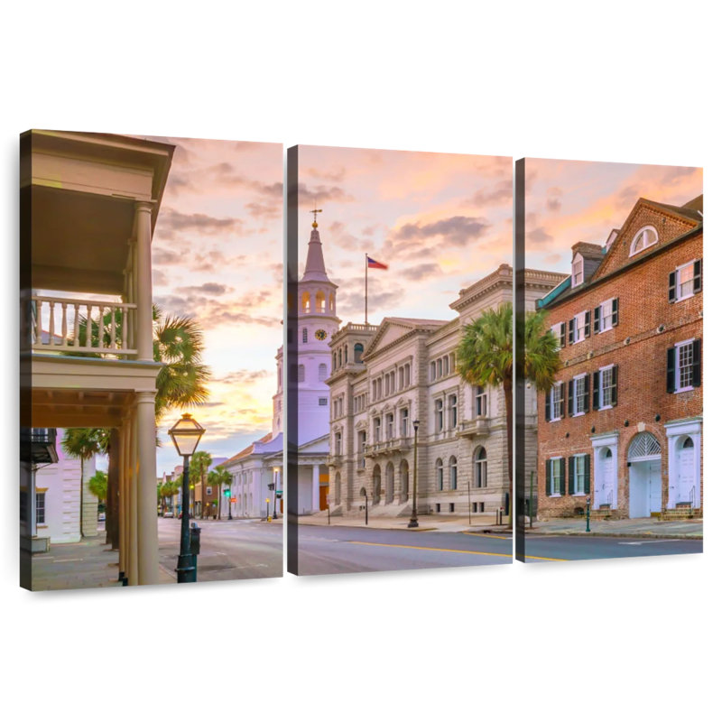 Nicci Idyllic Charleston Scene, 28" H x 45" W