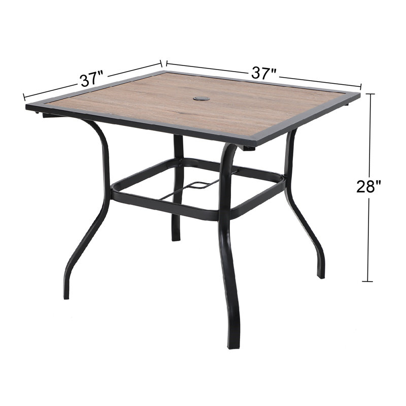 4 - Person Patio Dining Set Table,, Tan
