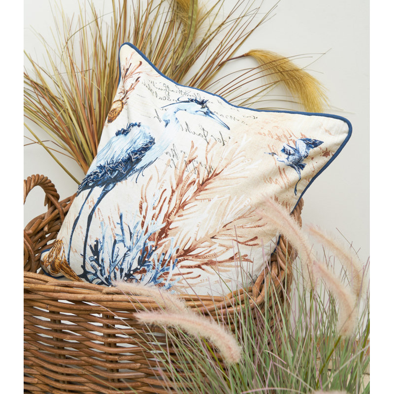 Brunswick Blue Heron Pillow