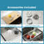 Solution de cuisine moderne en acier inoxydable