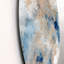 «Blue and Gold Marble Clouds I», art mural moderne en métal-68852129