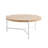 Karelle Round Coffee Table with Metal Legs-1349890045-1349890046