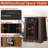 Infrared Quartz Space Heater, 1500W Electric Room Heaters For Indoor Use With Remote Control