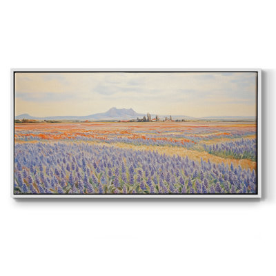 Série paysage - Cxxxv - Toile tendue avec châssis encadré - Prêt à être accroché