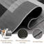 Milo Black & Grey Printed Area Rug - Modern Monochrome Color Area Rug for Contemporary Homes-2067835824