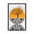 Black Floater Framed
