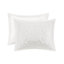 Lit double / grand avec 100% coton et housse de couette confortable pour le lit, style élégant-126060629