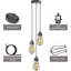 Angilina 3 - Light Brushed Silver Pendant