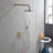 Wall Mounted Shower System with Rain Shower and Handheld Shower